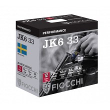 Cartuccia Fiocchi JK6 33 - 33g 12/70/22 Piombo 9/10/11 - 25 Pz.